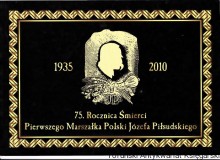 1935-2010 75. Rocznica Śmierci Pierwszego Marszałka Polski Józefa Piłsudskiego